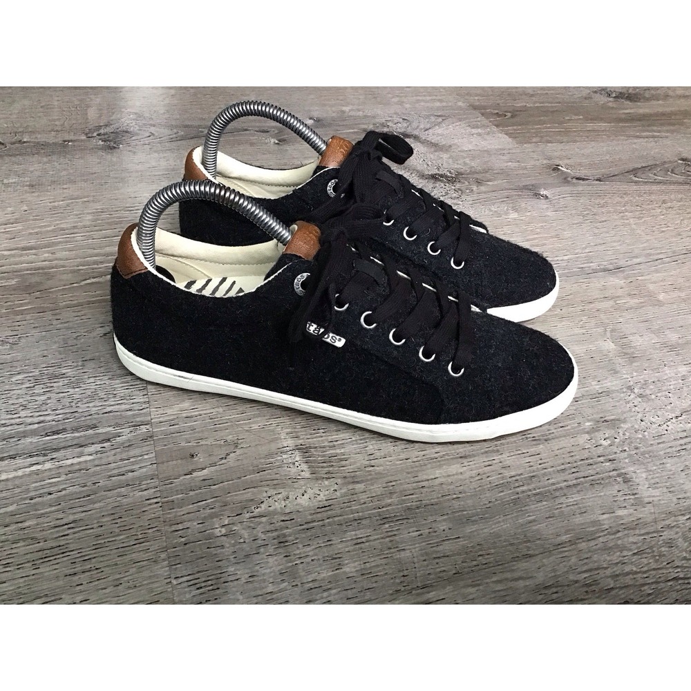 Taos Star Burst Women's Comfort Shoes STB-13834 Black Wool size 8.5 Sneakers